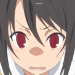 😡 b00e68f4 Anime, Kreskówka, Wyraz twarzy, Zły, Zmartwiony telegram sticker