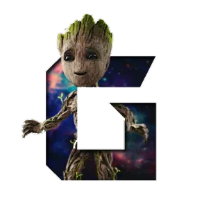 💚 6a4949ba Groot Guardians of the Galaxy Грут, Marvel, Стражи Галактики, дерево, персонаж telegram sticker
