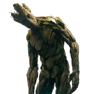 😍 df800f4f Groot Guardians of the Galaxy Грут, дерево, Marvel, Стражи Галактики, персонаж, супергерой telegram sticker