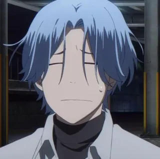 🌟 a8168e34 Reki Kyan SK8 the Infinity Аниме, SK8 the Infinity, Реки Кян, Персонаж, Грустный, Эмоциональный telegram sticker