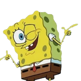 🤙 664587e2 Spongebob Squarepants Bob l'éponge, Personnage de dessin animé, Nickelodeon, Drôle, Animation, Bob l'éponge Carré telegram sticker