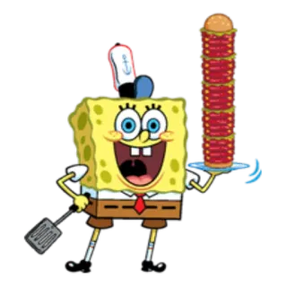 Губка Боб whatsapp stickers