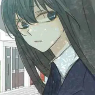 ⛲ 0c247cb6 девочка, аниме, школьница, манга, подросток, мультфильм whatsapp sticker