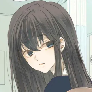 ⛲ 2688adc1 аниме девушка, мультфильм, персонаж, женщина, длинные волосы whatsapp sticker