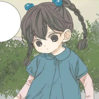 ⛲ 4be65373 мультфильм, девочка, иллюстрация, ребенок, милый whatsapp sticker