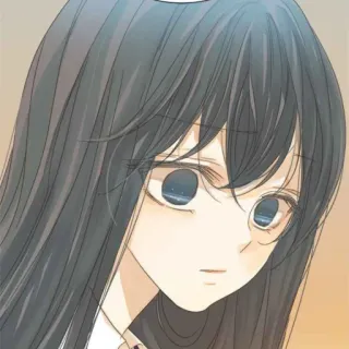 ⛲ 5ab4f98c Аниме, Девушка, Персонаж, Портрет, Манга whatsapp sticker