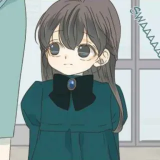 ⛲ bc04268a SWAAAAAA ребенок, девочка, аниме, мультфильм whatsapp sticker