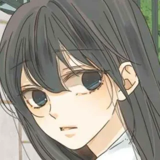 ⛲ ec72f28e Аниме, Манга, Девушка, Мультфильм, Персонаж, Иллюстрация, Портрет whatsapp sticker