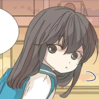 ⛲ ed59be14 Аниме девушка, Манга, Милый, Каваий, Мультфильм, Иллюстрация whatsapp sticker