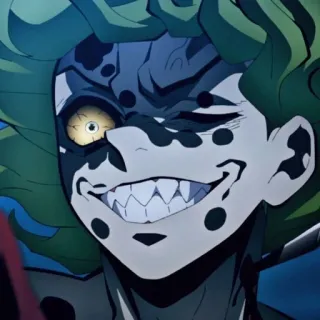 💚 06217050 Gyokko Demon Slayer Anime, Ác quỷ, Quái vật, Nhân vật phản diện telegram sticker