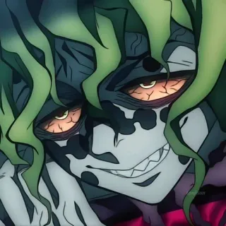 💚 96fbcb48 Gyutaro Demon Slayer Anime, Ác quỷ, Quái vật, Nhân vật phản diện, Gyutaro, Thanh Gươm Diệt Quỷ telegram sticker