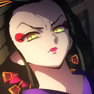 🤍 eeab9722 Daki Demon Slayer Anime, Quỷ, Daki, Thanh Gươm Diệt Quỷ, Nhân vật phản diện telegram sticker