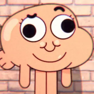 🌊 d442f225 Anais Watterson The Amazing World of Gumball мультфильм, анимация, персонаж, Гамбол, Анаис, Удивительный мир Гамбола telegram sticker