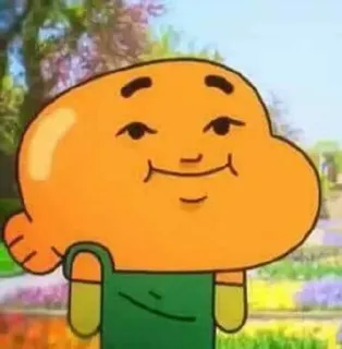 🐈 09a466e4 Darwin Watterson The Amazing World of Gumball การ์ตูน, แอนิเมชั่น, ปลา, ตัวละคร, ตลก, ดาร์วิน, กัมบอล telegram sticker