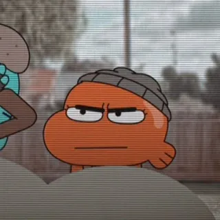 🐈 638082f7 Darwin Watterson The Amazing World of Gumball การ์ตูน, แอนิเมชั่น, ดาร์วิน, กัมบอล, ตัวละคร, รายการทีวี telegram sticker