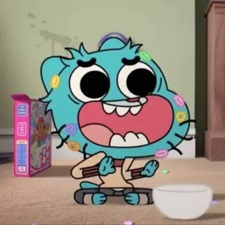 🐈 a367e942 Gumball Watterson The Amazing World of Gumball การ์ตูน, กัมบอล, The Amazing World of Gumball, ตลก, แมว, ภาพเคลื่อนไหว telegram sticker