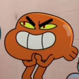 🐈 a9a5105c Darwin Watterson The Amazing World of Gumball การ์ตูน, ชั่วร้าย, วางแผน, ตัวร้าย, แอนิเมชั่น, ตัวละคร telegram sticker