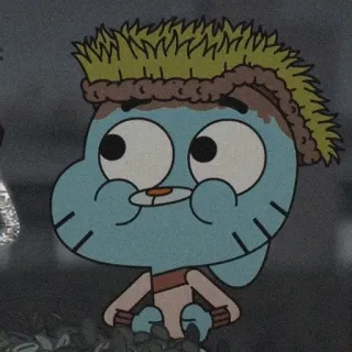 🐈 addc90a2 Gumball Watterson The Amazing World of Gumball การ์ตูน, Gumball, The Amazing World of Gumball, แมว, ตลก telegram sticker