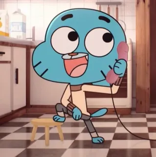 🐈 c92e6e5a Gumball The Amazing World of Gumball การ์ตูน, แมว, โทรศัพท์, กัมบอล วัตเตอร์สัน, The Amazing World of Gumball, ตลก telegram sticker