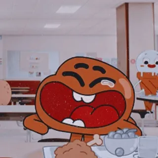 🐈 d6db2b63 Darwin The Amazing World of Gumball การ์ตูน, แอนิเมชั่น, ปลา, สีส้ม, ดาร์วิน, The Amazing World of Gumball telegram sticker