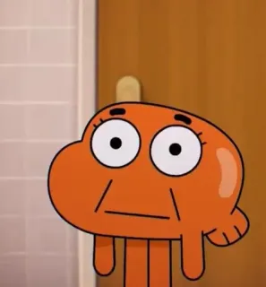 🐈 e21dfa47 Darwin Watterson The Amazing World of Gumball การ์ตูน, ตลก, น่ารัก, ดาร์วิน, กัมบอล, The Amazing World of Gumball telegram sticker