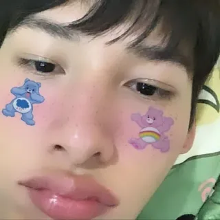 🥑 104b5230 care bears, stickers, face telegram sticker