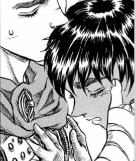 🖤 005d293f Guts Berserk Manga, Anime, Guts, Berserk, Gore, Kinh dị telegram sticker