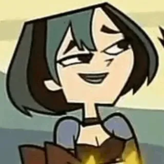 🐉 4014e971 Gwen Total Drama hoạt hình, animated, nhân vật, Gwen, Total Drama, chương trình TV telegram sticker