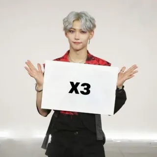 🤔 3382e449 X3 K-Pop, Felix, Stray Kids, Musica, Idolo telegram sticker