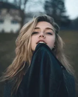 🙂 b04e65fd 여자, 인물 사진, 금발 머리, 모델, 예쁜, 패션 telegram sticker