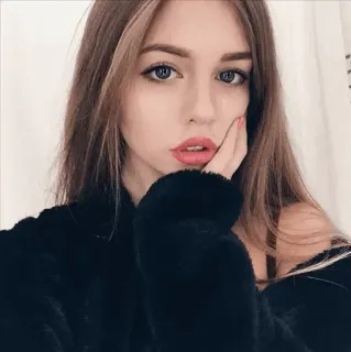 😕 f536c7af 여자, 소녀, 인물사진, 미용, 패션, 사람, 얼굴 telegram sticker