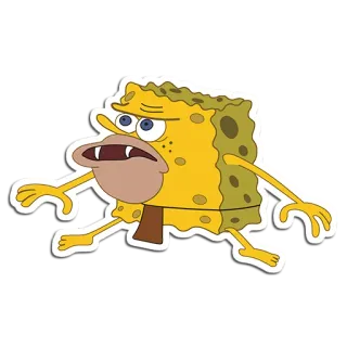 (@StickerHyicker) Губка whatsapp stickers