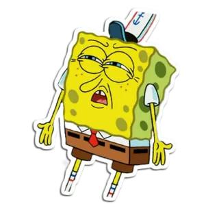 🧽 a7c934fd Spongebob Spongebob Squarepants spongebob, dessin animé, nickelodeon, drôle, mème, squarepants telegram sticker
