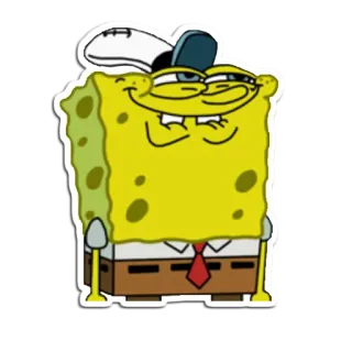 🧽 b15c1b77 Spongebob Spongebob Squarepants dessin animé, Bob l'éponge, Nickelodeon, drôle, personnage, Bob l'éponge telegram sticker