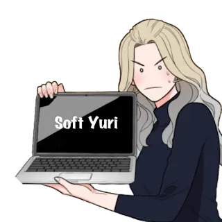 👩‍🤝‍👩 845db4e5 Soft Yuri Anime, Laptop, Lembut, Yuri, Wanita whatsapp sticker