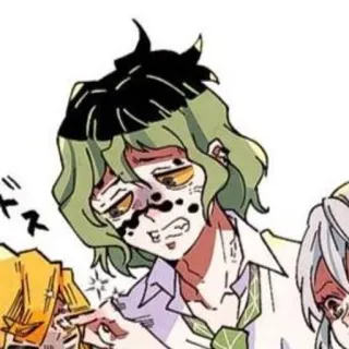 🌟 058658ca Gyutaro Demon Slayer Anime, Demon Slayer, Gyutaro, Manga, Karakter telegram sticker