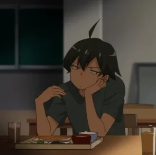 🕸 469c548c Hachiman Hikigaya My Teen Romantic Comedy SNAFU anime, bored, student, school, teenager telegram sticker
