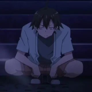 Hachiman hikigaya @animeFanZz telegram stickers