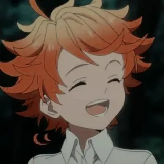 ⛓ 08a69747 Emma The Promised Neverland Anime, Emma, The Promised Neverland, Charakter, Lächeln whatsapp sticker