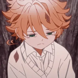 ⛓ 2d05af73 Emma The Promised Neverland Anime, Traurig, Mädchen, The Promised Neverland, Emma, Manga whatsapp sticker