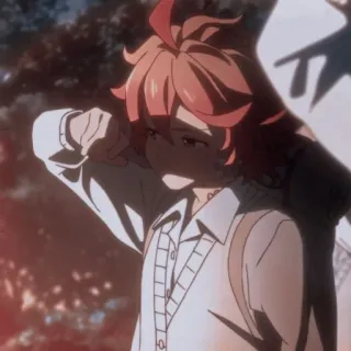 ⛓ 3cc3972a Emma The Promised Neverland Anime, Manga, The Promised Neverland, Emma, Charakter, Illustration whatsapp sticker