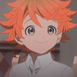 ⛓ b4195451 Emma The Promised Neverland Anime, Cartoon, Emma, The Promised Neverland, Charakter, Kunst whatsapp sticker