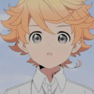 ⛓ f988774c Emma The Promised Neverland Anime, Cartoon, Charakter, The Promised Neverland, Emma whatsapp sticker