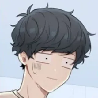 🦢 362dfdea Аниме, Парень, Мультфильм, Выражение, Милый, Смешной telegram sticker