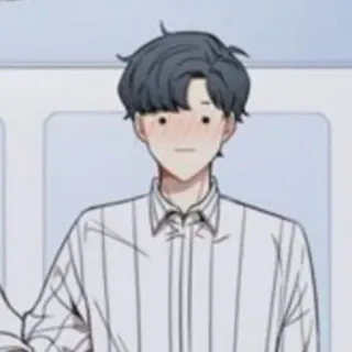 🦢 3eb8688d мультфильм, аниме, мальчик, улыбается, персонаж telegram sticker