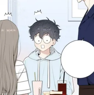 🦢 d8e0f8b4 Аниме, Мультфильм, Персонаж, Удивлен, Милый, Мальчик telegram sticker