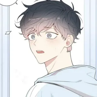 🦢 effab256 Аниме, Парень, Милый, Иллюстрация, Манхва, Вебтун telegram sticker