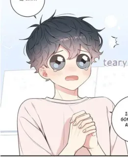 🥺 7c10cf37 anime, piangere, ragazzo, manga, lacrime, triste whatsapp sticker