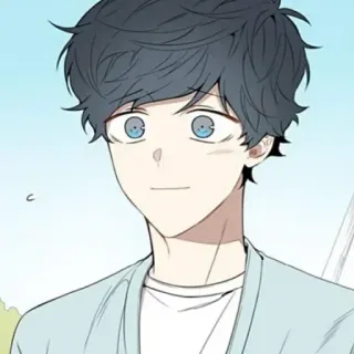 🙂 e570ee6a Anime, Manga, Personaggio, Ragazzo, Ritratto whatsapp sticker