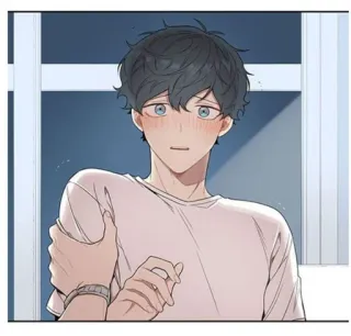 ✨ 19989bb7 Anime, Pria, Malu, Lucu, Muda, Pria, Seni digital telegram sticker